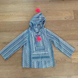 Lindsey Berns Hooded Pullover Girls Size 8